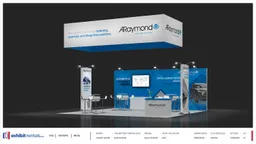 20x20 Peninsula booth design by Exhibit-Rentals